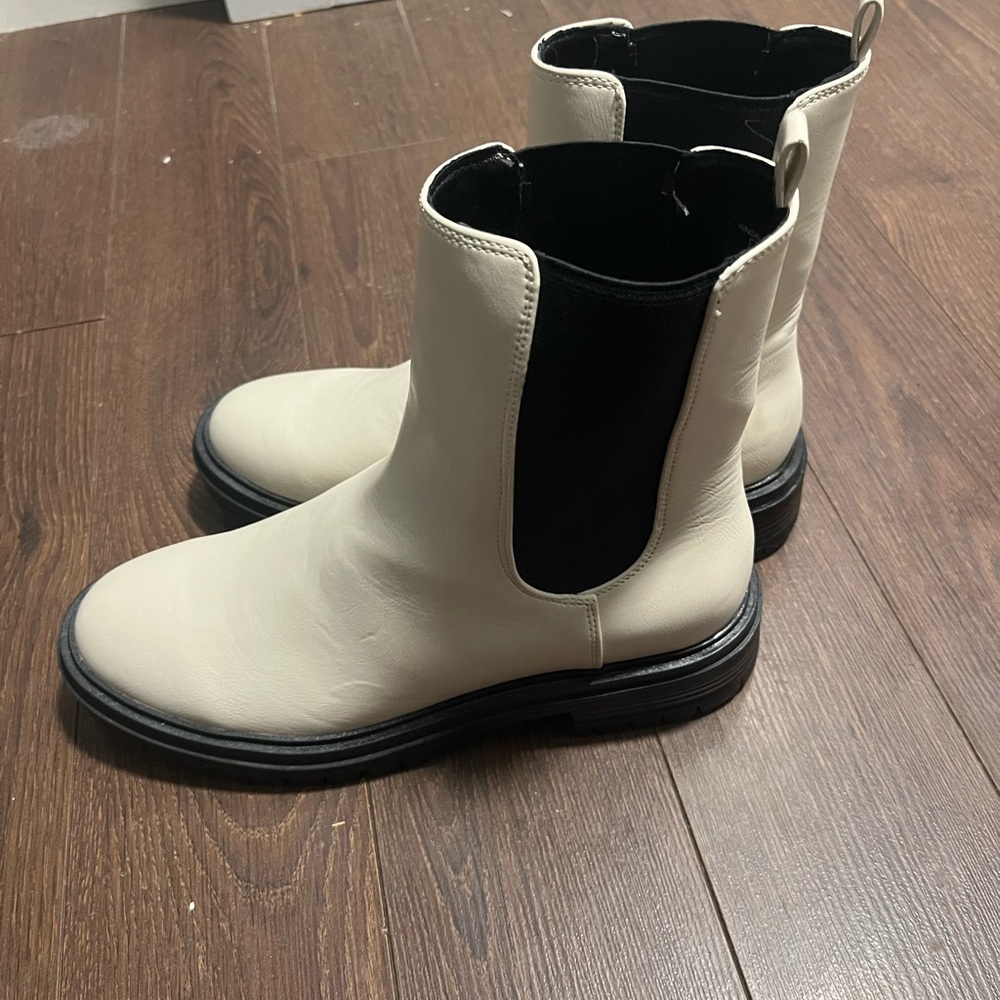 Nine West Two-Tone Ankle Booties